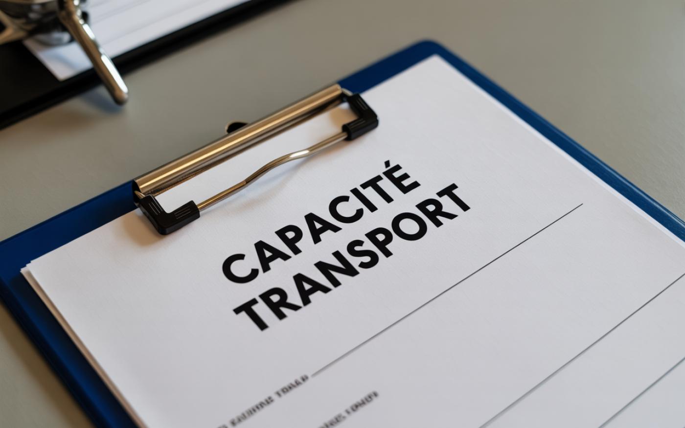 Dossier d'attestation de capacité professionnelle pour le transport routier